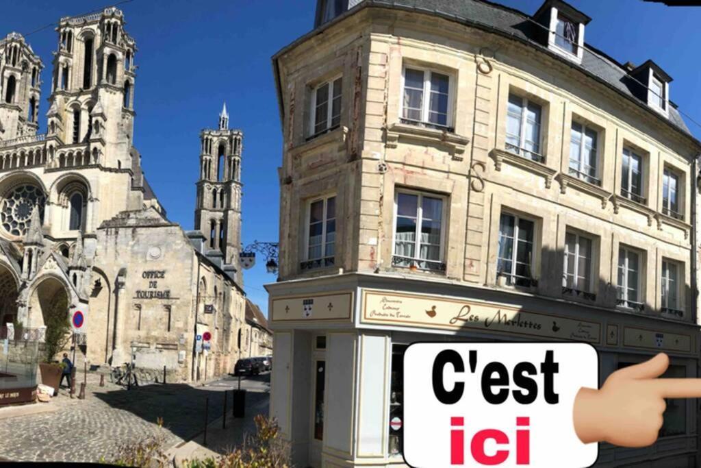 Laon :   Suite privée au pied de la Cathédrale  Exterior foto